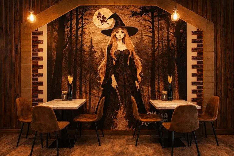 mural interior en as meigas